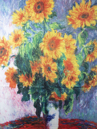 Delfin dámská šála slunečnice