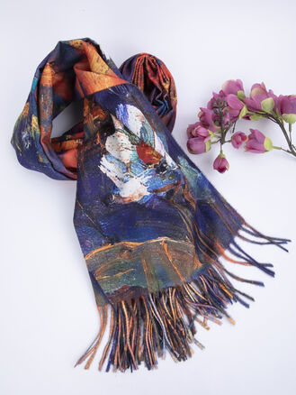 Delfin dámská šála barevný obraz