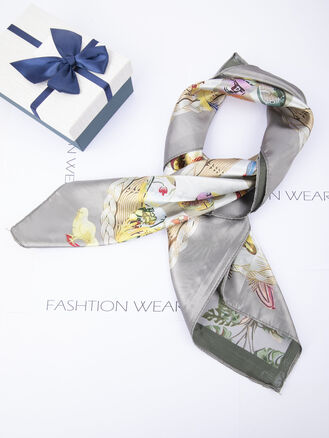 Delfin dámský šátek s vajíčky a rostlinami